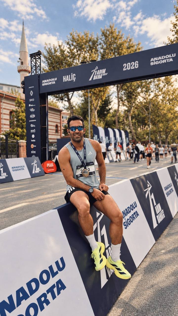 Zavosh resting at the race finish